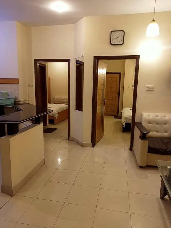 DHA phase 2 ext full 3 bedroom apartment full furnished 8