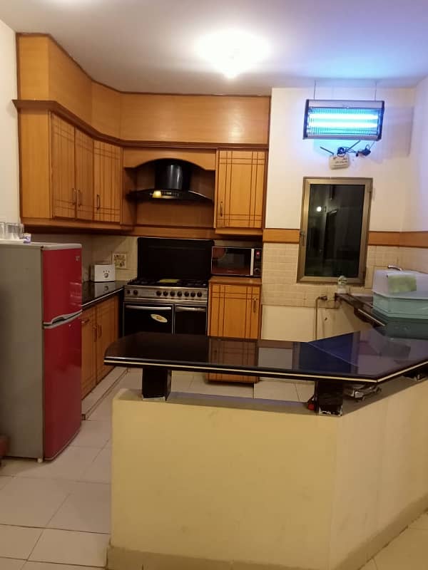 DHA phase 2 ext full 3 bedroom apartment full furnished 10