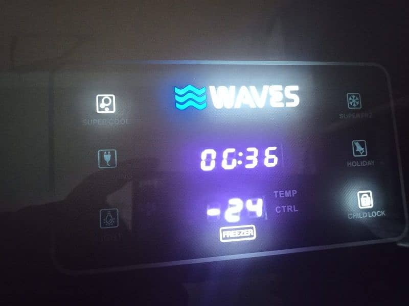 Waves Glass Door Digital Deep Freezer for Sale 3