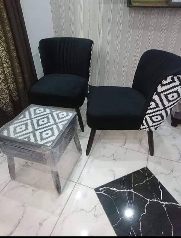 Cofee Chairs with Center Table Different Colours And Different Design 0