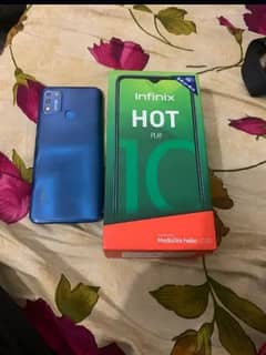 no open no repair with box official PTA proof infinix hot 10 play