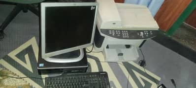 HP Core 2 computer. CPU Monitor keyboard and mouse