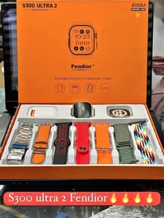 Fendior S300 Ultra2 Suit 7 Straps Earphone Protecting Case Smart watch