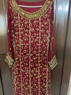 baraat bridal dress/Baraat Bridal Sharara/Baraat wedding Dress