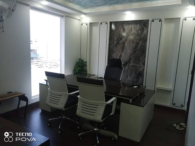 Fully furnished Brand New office rent with lift DHA phase 2 ext 1