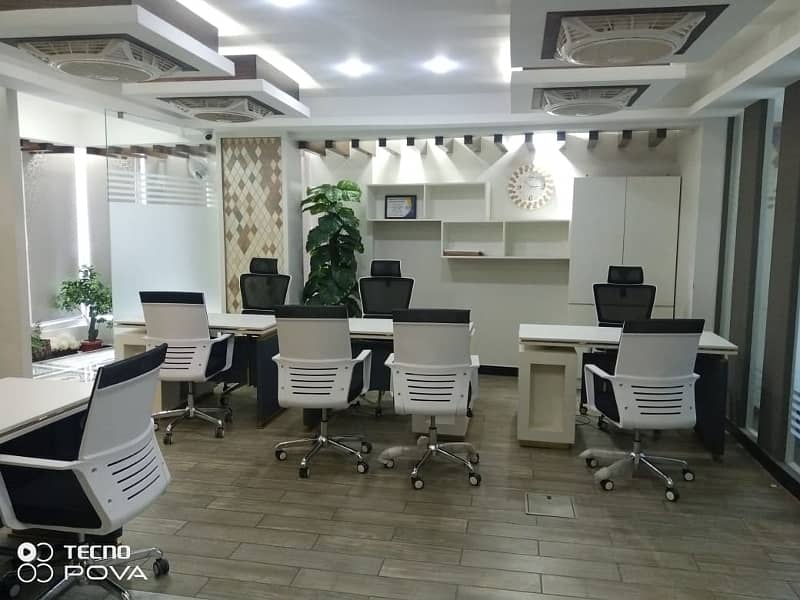 Fully furnished Brand New office rent with lift DHA phase 2 ext 8