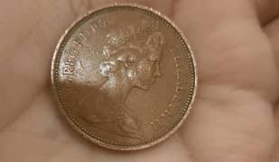 1971 NEW PENCE 2 Pence British Elizabeth II