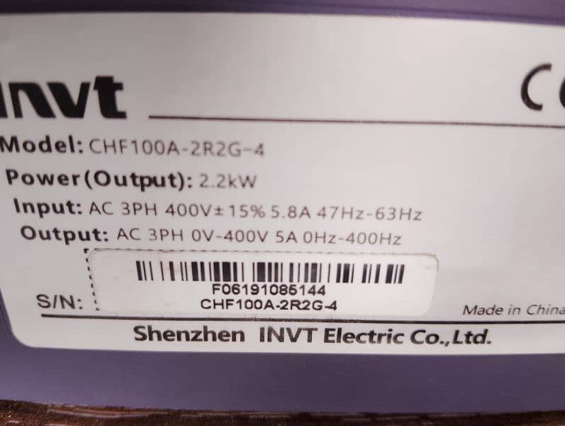 invt ki vfd 2.2kva single phase 1