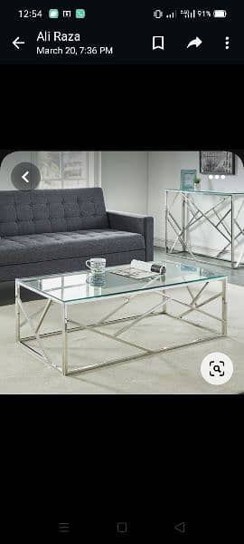 Dinning Table | Side Table | Center Table | Console | Steel Table 4