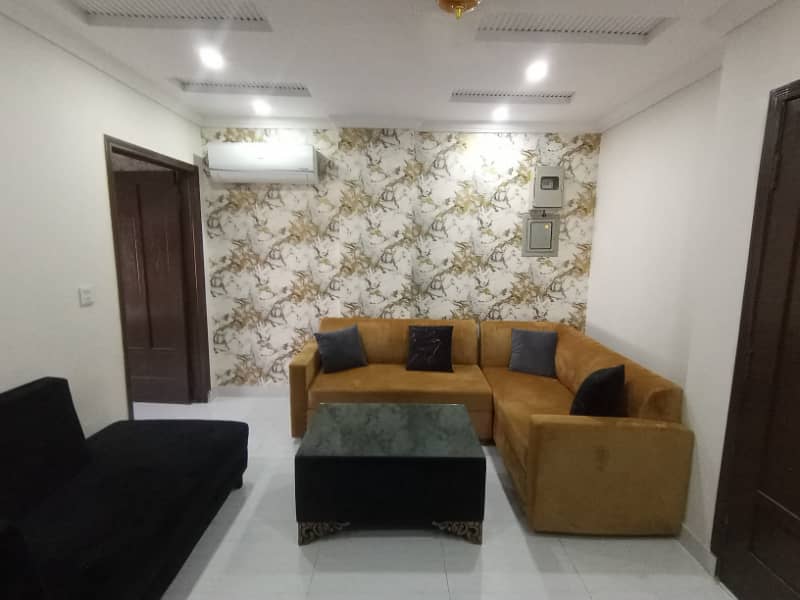 FOR RENT 1 BED ROOM FUL FURNISHED APARTMENT SECTOR C BAHRIA TOWN LAHORE 1