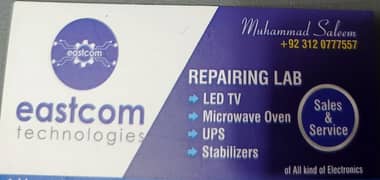 Eastcom electronics  . / LCD . . Led Ups microwave oven Repairing center