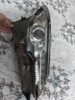 toyota fortuner headlights, bumper kit, trunk logo, front grill etc