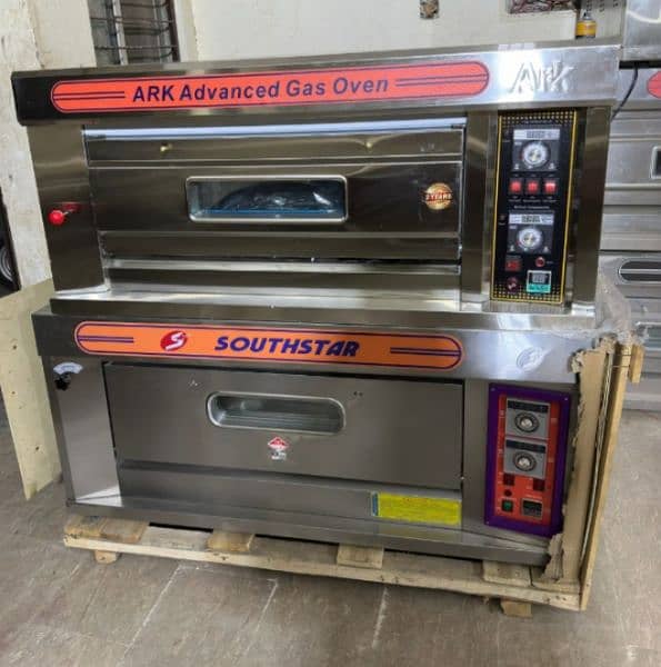 pizza oven south star, conveyor belt, dough mixer, food delivery bags 0