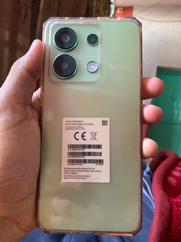 Xiaomi Redmi note 13 10 month warranty hai 0