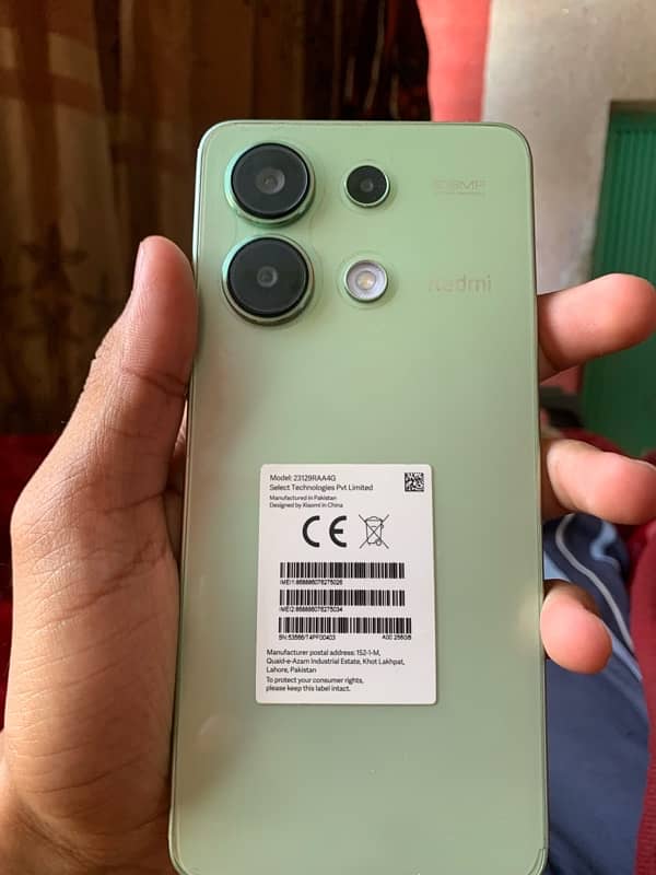 Xiaomi Redmi note 13 10 month warranty hai 1