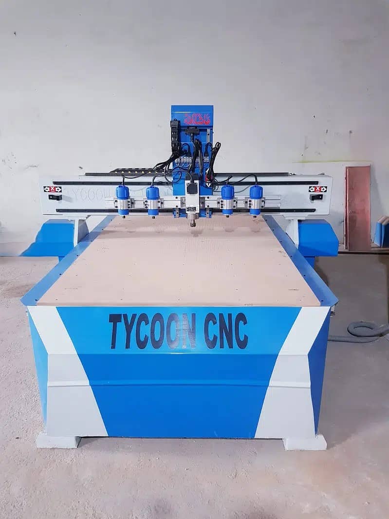 Cnc Machin/3D Wood work/Pawa Rotation Machine/CNC Wood Router Machine 4