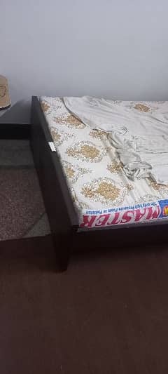 Single Wooden Bed