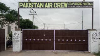 600 Sq Yd 60ft Road Plot Available In Pakistan Air Crew Coop Housing Society