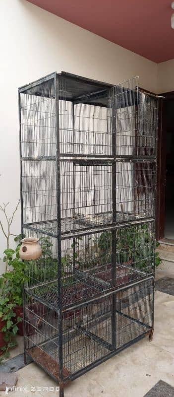 2 cages for hens/birds 3