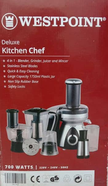 4 in 1 Blender, Grinder, juicer and Mincer 1