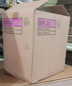 used cartons for shifting and packaging