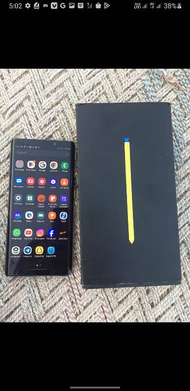 samsung note9 10 by 10 ha Full ok ha 6 128 ma ha with box 2