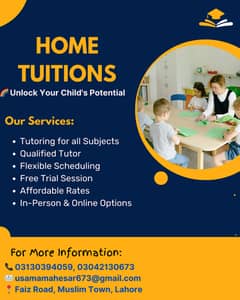 In-Person and Online Tutor