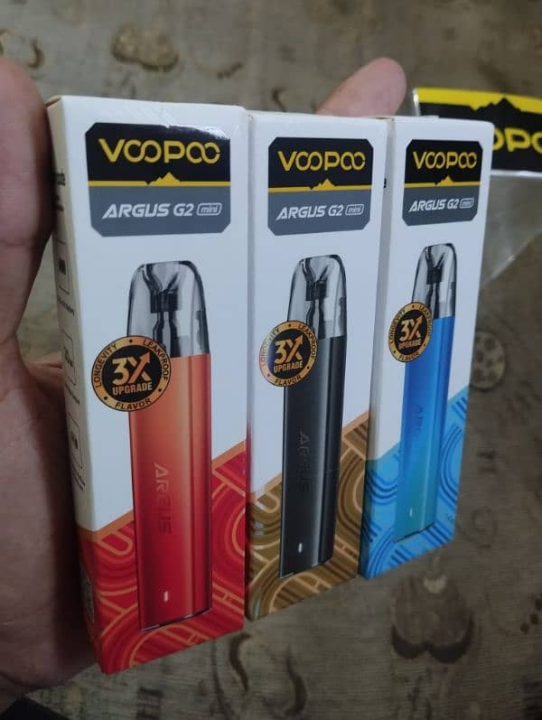 Pod & Vape Voopoo Argus G2 Mini & Voopoo Argus Z pods Box Packed 1