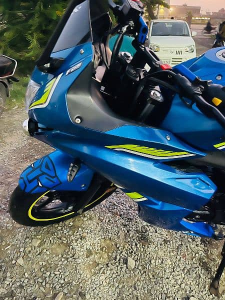 Suzuki Gixxer in Blue Color 1