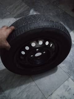 Spare Tyre with Rim R13"