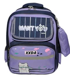 Purple School Backpack for Girls