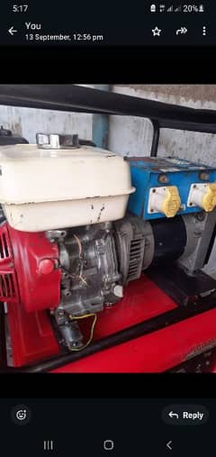 Honda Genrator 4.5 kva orignal  condition ,Made in japan