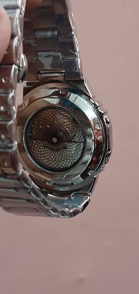 Stylish skeleton watch transparent 2