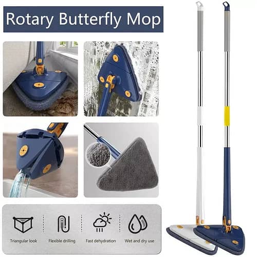 Adjustable 360 Degree Rotatable Mop - Clean Like a Pro 2