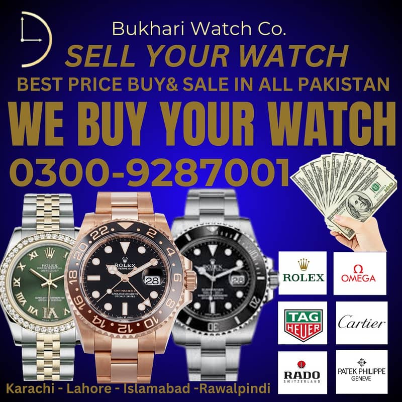 sell me your watch ROLEX RADO OMEGA CARTIER TISSOT LONGINES TUDOR iwc 2