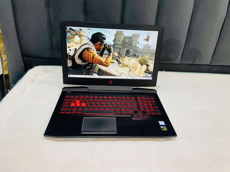 Hp Oman i7 Nvidia 1050Ti 4GB IPS LED 16GB RAM 256GB SSD NVMe +1TB HDD 7