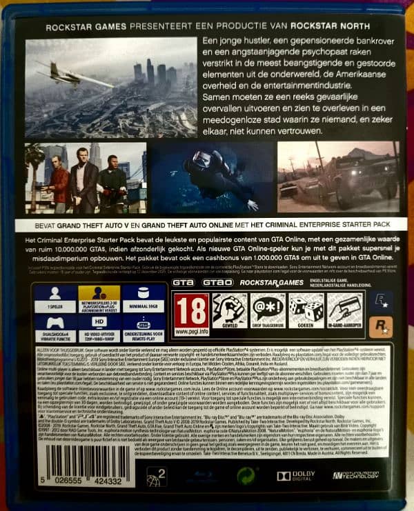 Grand Theft Auto 5 Cd ps4 1