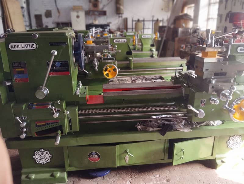 Lathe Machine/Kharad Machine 8.5 Ft Brand New Adil Foundry & Workshop. 1