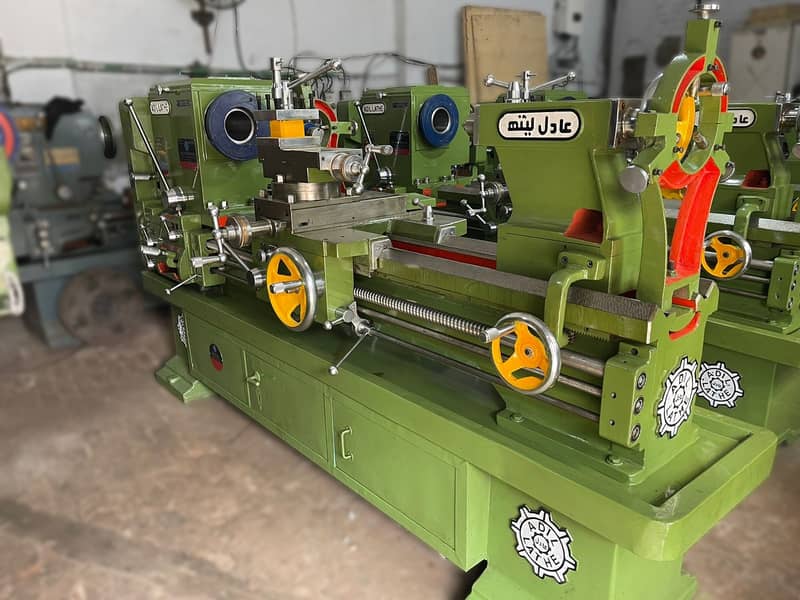 Lathe Machine/Kharad Machine 8.5 Ft Brand New Adil Foundry & Workshop. 7