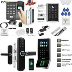 smart digitl electric door lock fingerprint card access control system