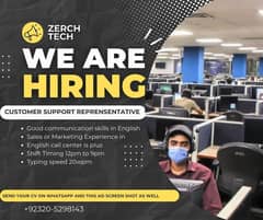 call center , chat support jobs, read add description must