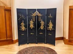 Antique Chinese Partition screen with Mother of pearl Inlay work