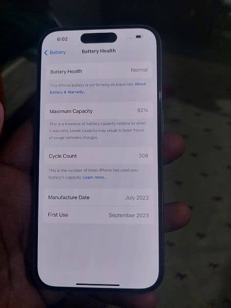 iPhone 15 pro 256gb natural titanium Non pta time sim used 1