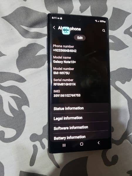 samsung note 10 plus original pta approved 3