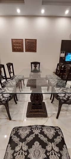 dining table for sale 160,000rs   new price was 6.5 lac