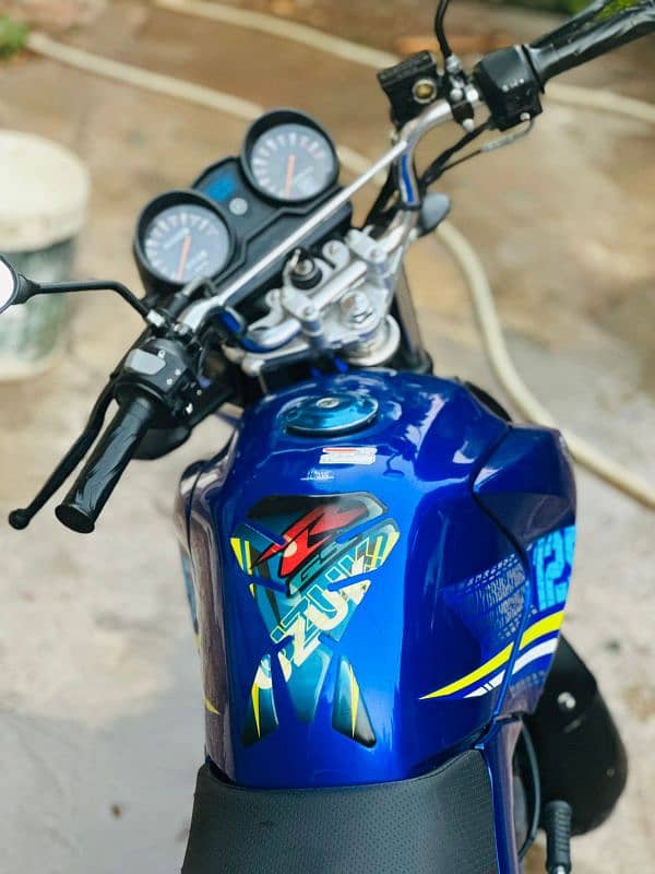 Yamaha ybr G Blue 3