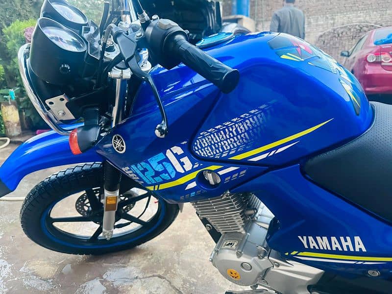 Yamaha ybr G Blue 4