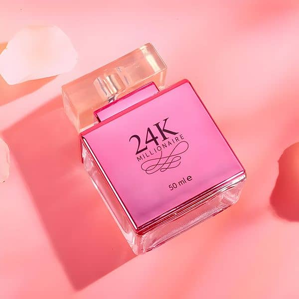 24K Millionaire Pink Perfume for Women – Long Lasting - 50ml 0