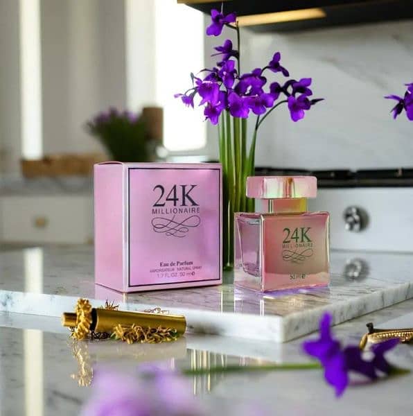 24K Millionaire Pink Perfume for Women – Long Lasting - 50ml 3