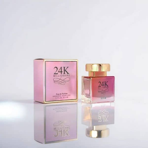 24K Millionaire Pink Perfume for Women – Long Lasting - 50ml 4